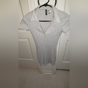 H&m collard ribbed dress